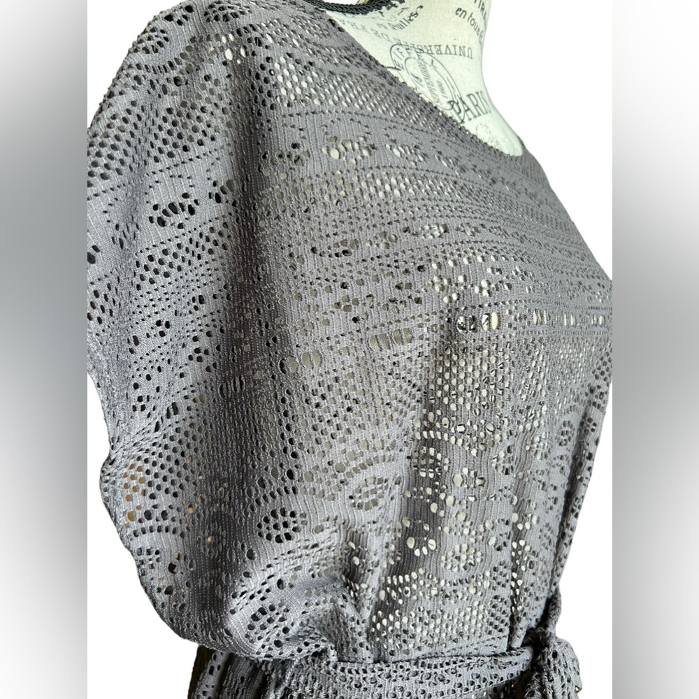 No boundaries Swimsuit coverup dark gray dress Sz XL - Picture 2 of 6